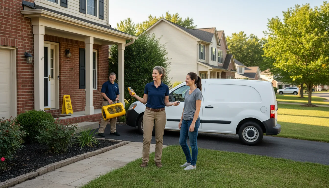 Water restoration image for Dehumidification And Cleanup Services in Neopit, WI
